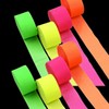 CENPEK 8 Rolls 4.5cm x 25m Fluorescent Crepe Paper Hanging Decoration for Various Birthday Party Wedding Festival Party Decorations 4 Colors