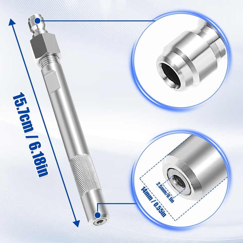 JOEJET Pressure Washer Long Range Chemical Nozzle, Shooter Tip for