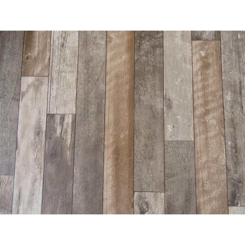 PVC flooring in distinctive wood design