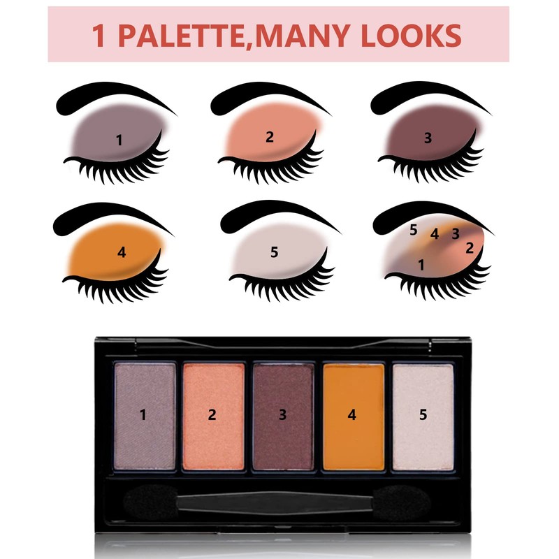 Witches Pouch 5 Colors Eye Shadow