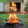 40" Fire Tongs Fire Pit Tongs Set, Stainless Steel Fireplace
