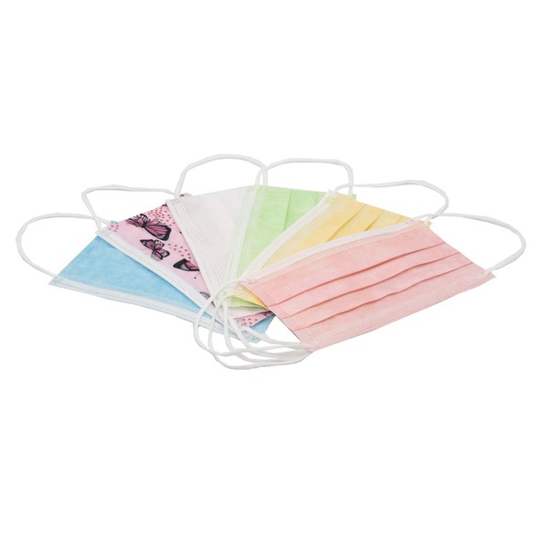 Vanecia Disposable 3 Layers Elastic Earloop Face Masks with 6 Colors in box (30 pcs)