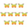 10 piezas de atrapasoles, colgante de ventana de mariposa de