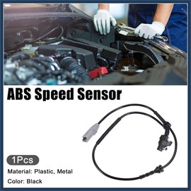 INFINAUTO Rear Left Right ABS Sensor Fit for Peugeot 3008 MPV - 1 Pcs Black Stylish Design