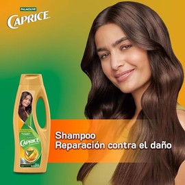 Caprice Shampoo Especialidades Reparación contra el Daño 750 ml | Con Miel de Agave y Vitamina E que Ayuda a Proteger tu Cabello de Secadoras, Tenazas