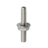 QGHAUC Valve Cover Stainless Steel Stud Kit Bolts Compatible For