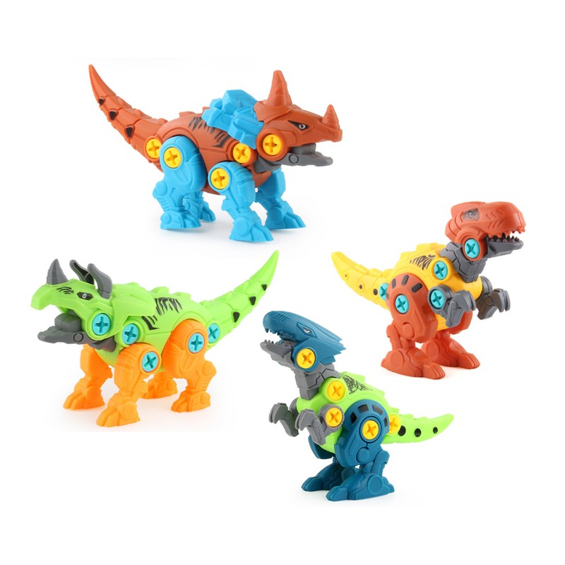 Kids Disassemble Dinosaur Set Flexible Improve Imagination Educational Dinosaur Blocks