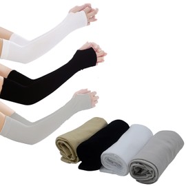 4 Pairs UV Sun Protection Arm Sleeve Tattoo Cover Up Sleeve Cooling Sports Compression Arm Sleeve for Woman