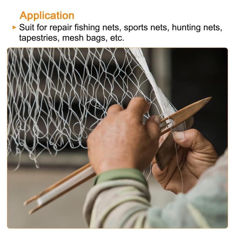PATIKIL Netting Needle Shuttle 10# Bamboo Fishing Net Repair Line