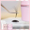 Lyon Lash Glue Storage Container, Pink Gold, Airtight Adhesive Holder