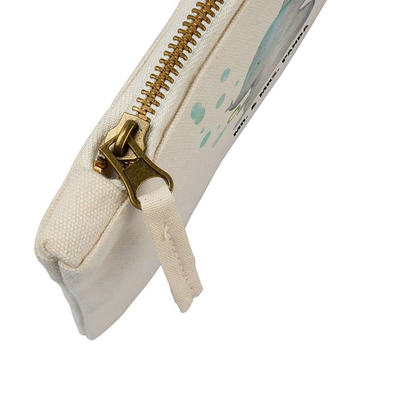 Mr. & Mrs. Panda Elephant Makeup Bag Bubbles, White, Hand