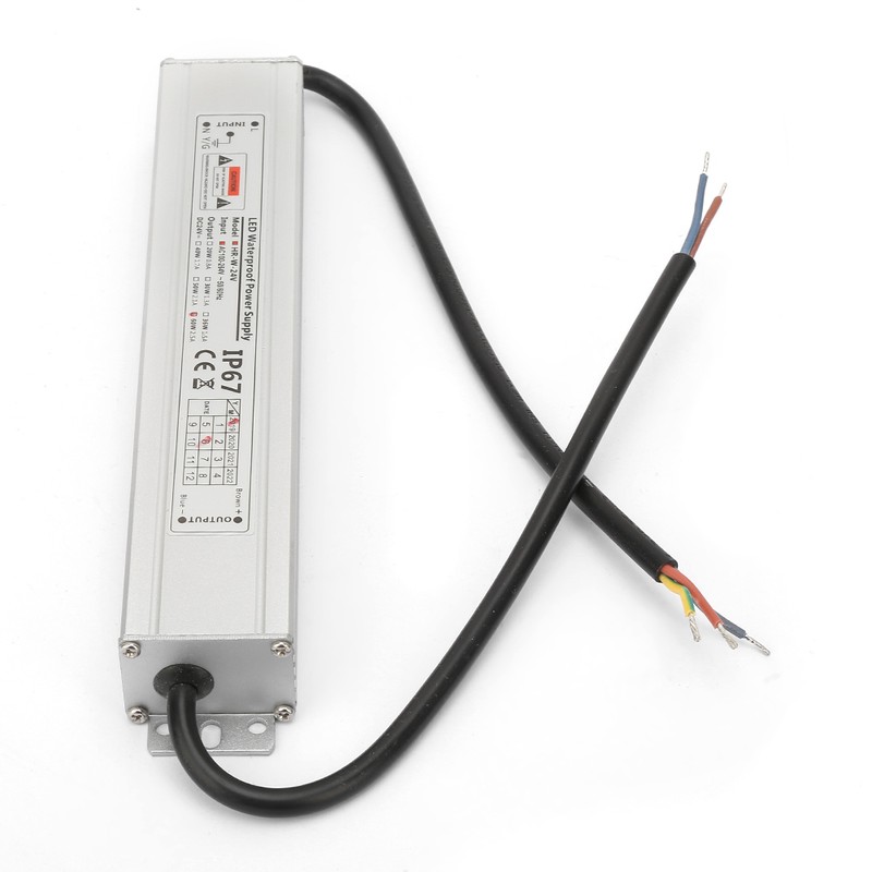 IP67 Waterproof Aluminum Shell LED Power Supply Driver Transformer Output