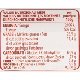 Pavesi: "Ringo" Vanilla Biscuits portions with 18 biscuits - 5.82 Oz (165g) Pack of 4