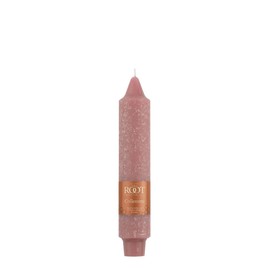 Root Candles Unscented Dinner Candles Premium Beeswax Blend Boxed Candle Set, 7-Inch, Dusty Rose, 4-Count