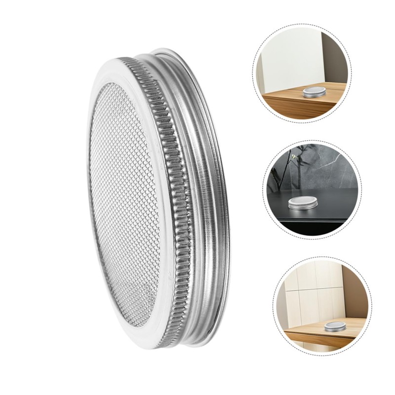 ABOOFAN 6pcs Stainless Steel Jar Sprout Lids Mesh Screen for