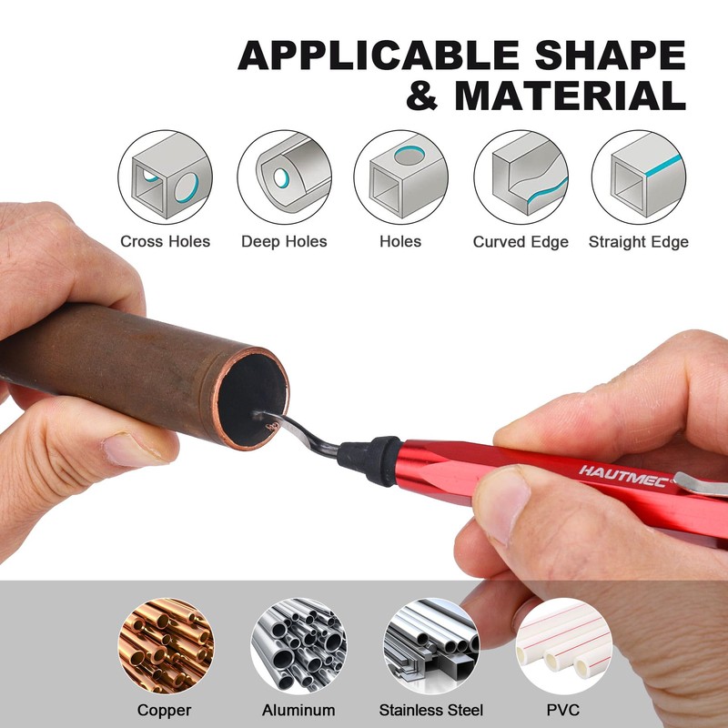 HAUTMEC Copper Tubing Cutter Set 3 PCS Copper Pipe Cutter