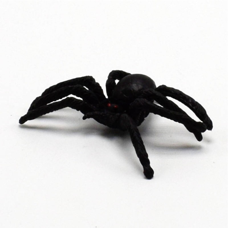 RIDMARK Set of 25 Realistic Plastic Prank Spiders: Spider Invasion