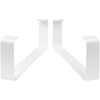 Vent Systems 4 Pack 220 x 90mm Plastic Wall Mount