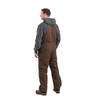 Berne Men's Highland Washed Insulated Bib Overall, Medium Regular, Bark