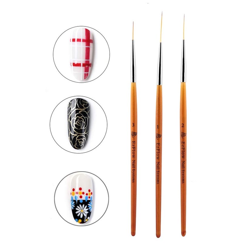 Fine Details Nail Art Liner Brush, Practical Portable Drawing Flowers