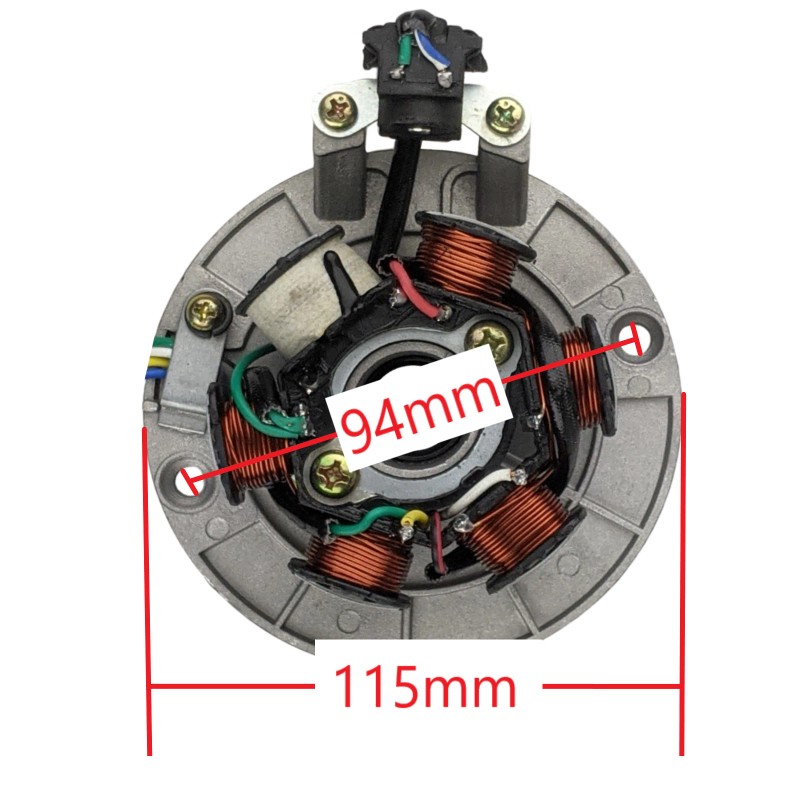 RedCap Magneto Stator W/ Light For 125cc 140cc Apollo Dirt