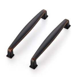 Ravinte 15 Pack Solid 5 Inch Kitchen Cabinet Handles Oil Rubbed Bronze Cabinet Pulls Drawer Pulls Kitchen Cabinet Hardware Kitchen Handles for Cabinets Cupboard Handles Drawer Handles