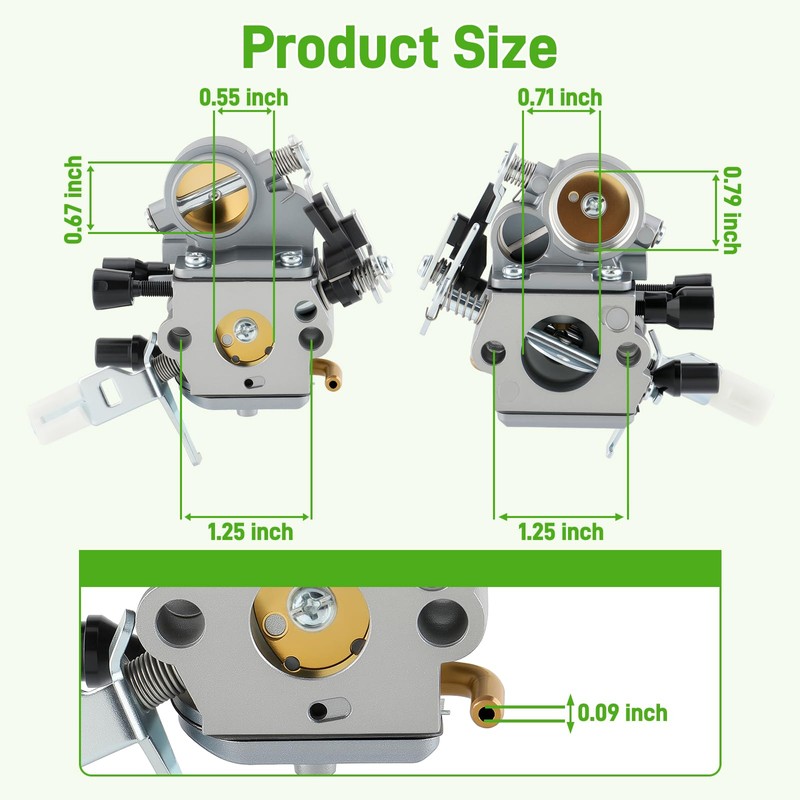 C1Q-S269 Carburetor for Stihl Chainsaws MS211 MS201 MS171 MS181 Replace#