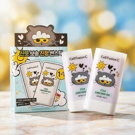 Cell Fusion C Stick Sunscreen 100 19g 2 packs Jo & Friends Edition Hypoallergenic non-sticky sun stick / 셀퓨전씨 스틱 썬스크린 100 19g 2개입 조앤프렌즈에디션 저자극 끈적임없는 선스틱