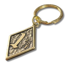 Dea Bona Keychain, Keyring, Brass, Good Rack, 1%er, One Percenter, American Casual, Miscellaneous Goods, Good Luck, Biker Vintage, 1%