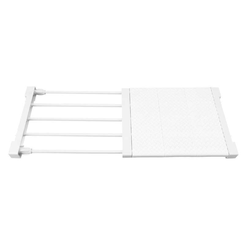 Tension Shelf Adjustable Closet Divider 24cm Width Storage Rack for