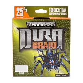 SpiderWire Dura Braid Fishing Line, Superline, Predator Fishing, Pike, Perch, Walleye, Trout, Unisex, Moss Green, 0.43 mm, 45 kg, 99 lb 150 yd