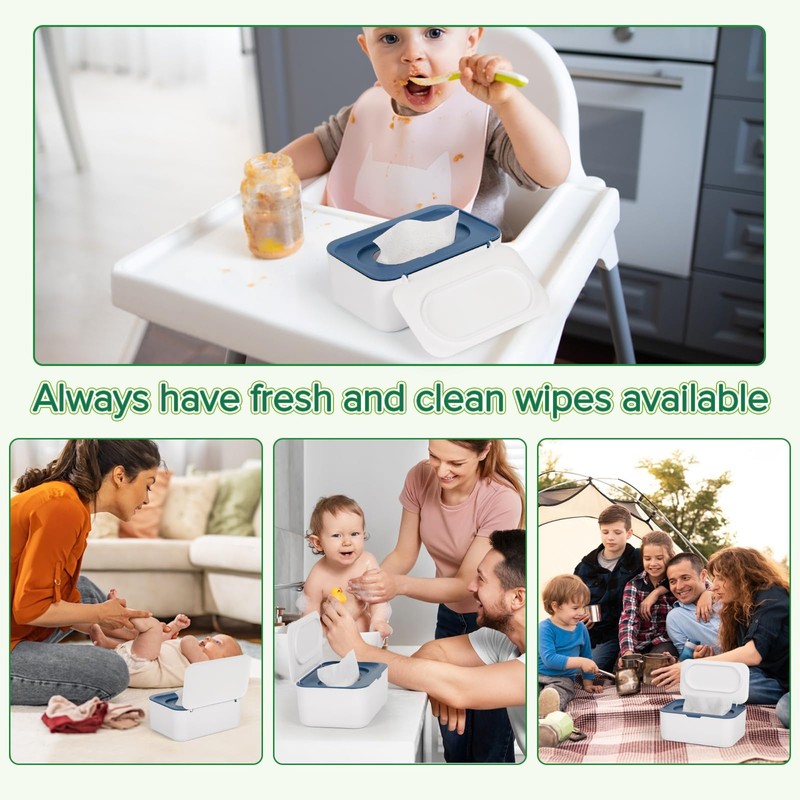 Flenpptly Baby Wipes Dispenser, Wipes Case Baby Wipe Holder Keeps