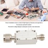 RF Broadband Amplifier 10MHz‑6GHz DC50V Aluminum Alloy RF DC Blocker