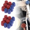 Saipe 20pcs/2Sets R134a Valve Caps 3mm & 16mm A/C Cap