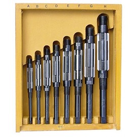 New Expanding Adjustable Hand Reamer 8 Piece Set 15/32"- 1.1/16" - Boxed Packed