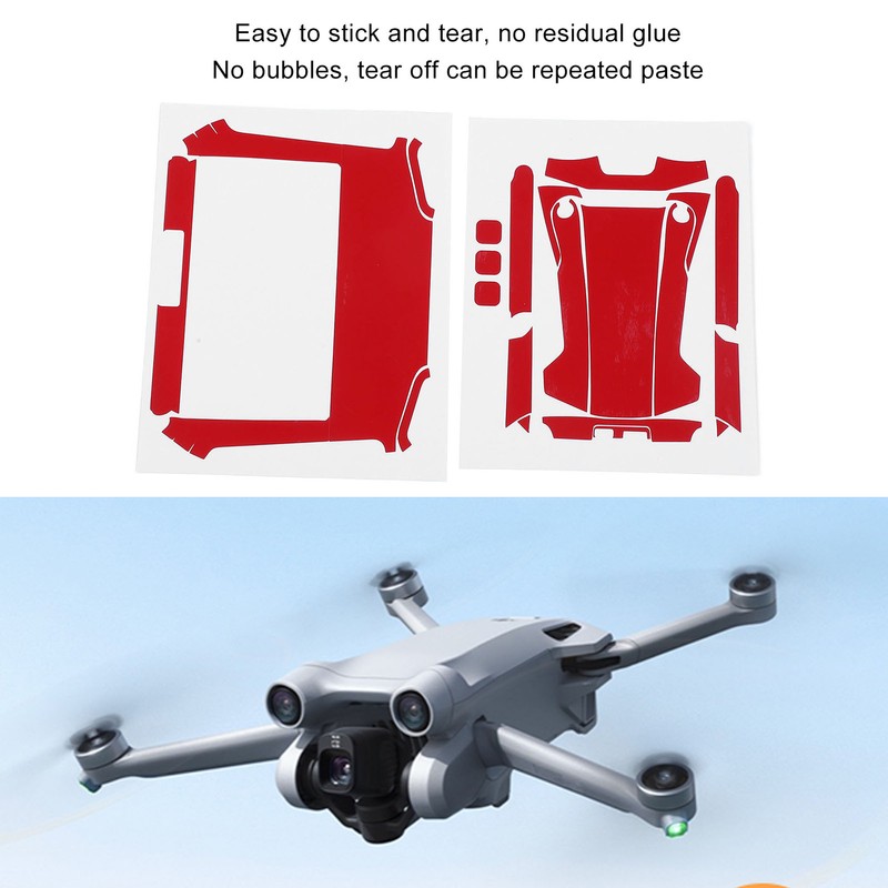 Drone Fluorescent Sticker Waterproof PVC Repeatable Paste Drone Body Remote