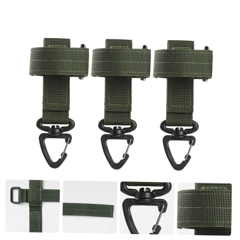 IWOWHERO 3pcs Multi-function Glove Straps Work Gloves Heavy Duty Oxford