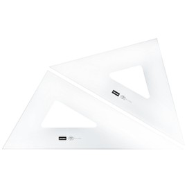 utida Triangle Ruler 30 cm X 2 mm Beveled 1 – 809 – 3021