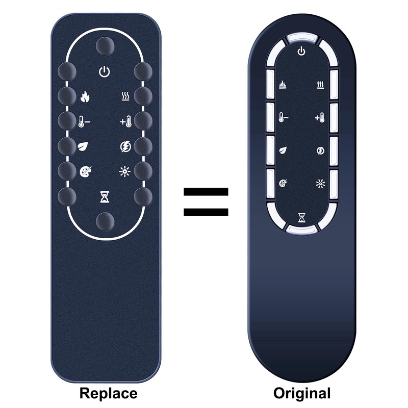 Replacement Remote Control for Dimplex Electric Fireplace Ignite XL Revillusion