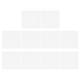 NUOBESTY 10pcs Eye Mesh Waterproof Printable Mesh Fabric for Mask Eyes White Eye for Cosplay Props Craft Making