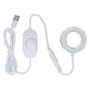 Microscope Lighting Lamp Spiral Buckle Adjustable Brightness LED Ring Light