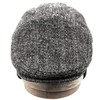 EPOCH HATS 100% Wool Herringbone Winter Ivy Cabbie Hat w/Fleece