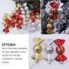TOYANDONA Pack of 5 Christmas Tree Pendants Candy Shape Christmas