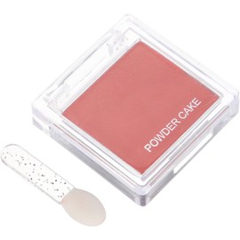 Rubor en Polvo Natural Orgánico Acabado Mate, Fácil de Aplicar y Paleta para Maquillaje Ruborizado Look Natural para Estudiantes