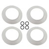 Zafina-UP 4-Pack Flush Valve Seal Kit Replacement for Standard 7301111-0070A