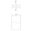 Guyker Two-Way Radius Sanding Block for Fret Leveling Fingerboard -