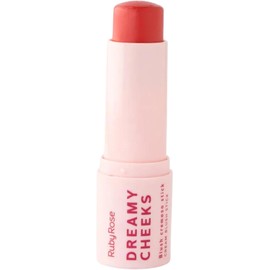 RUBY ROSE Dreamy Cheeks Cream Blush Stick, Alta Pigmentación, Acabado Natural, Larga Duración, Textura Suave, Intransferible (Vintage Rose)