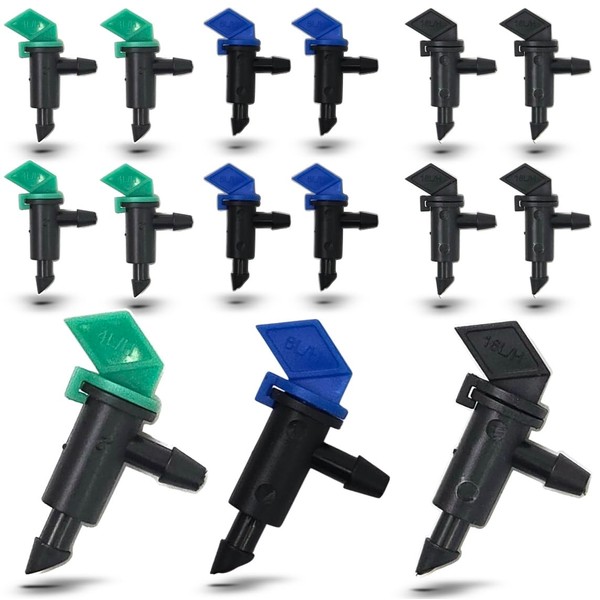 Professional Grade Drip Emitter Garden Flag Irrigation Dripper - Fits