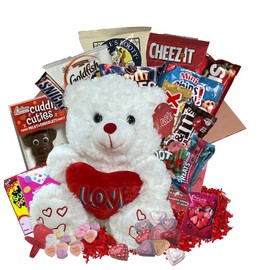 Valentine Care Package with Bear