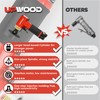3inch Air Sander Angle Grinder with Roll Lock Wheel Set,